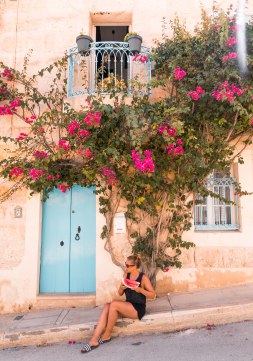 Flower Display, House, Mellieha, Malta