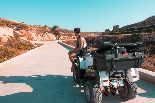 Quad bike, Gozo, Explore, Azure window