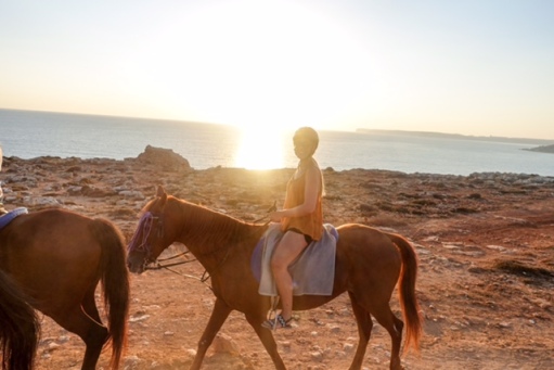 Horse Riding, Mellieha, Malta, Beach, Sunset, Views