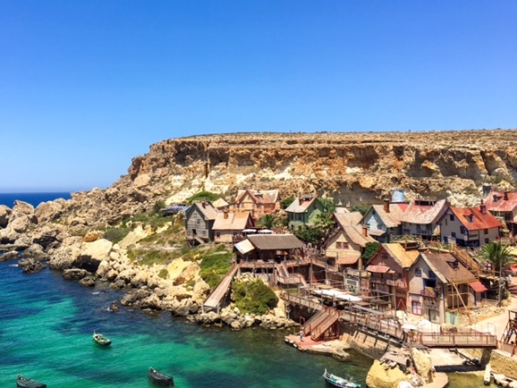 Popeye Village, Malta, Views, Cliffside